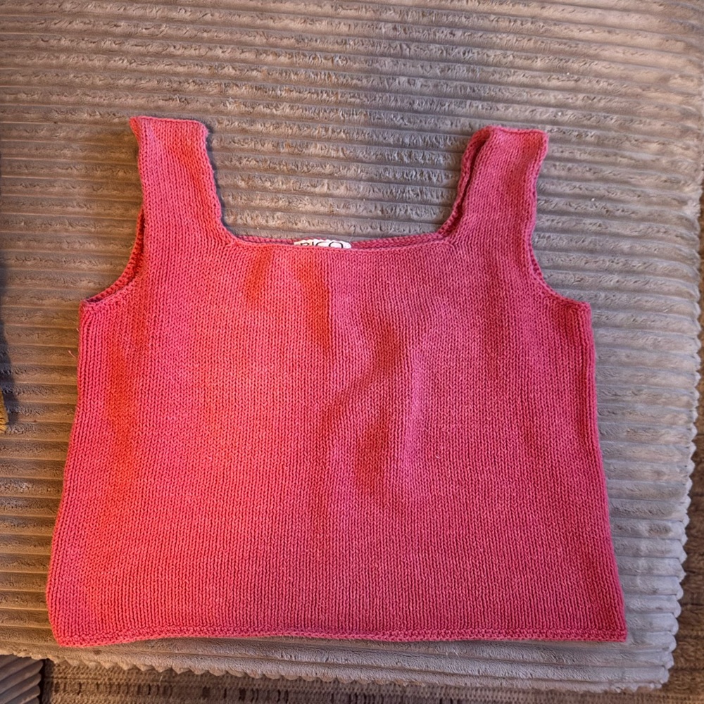 Vintage Rico Chunky Knit Tank Top